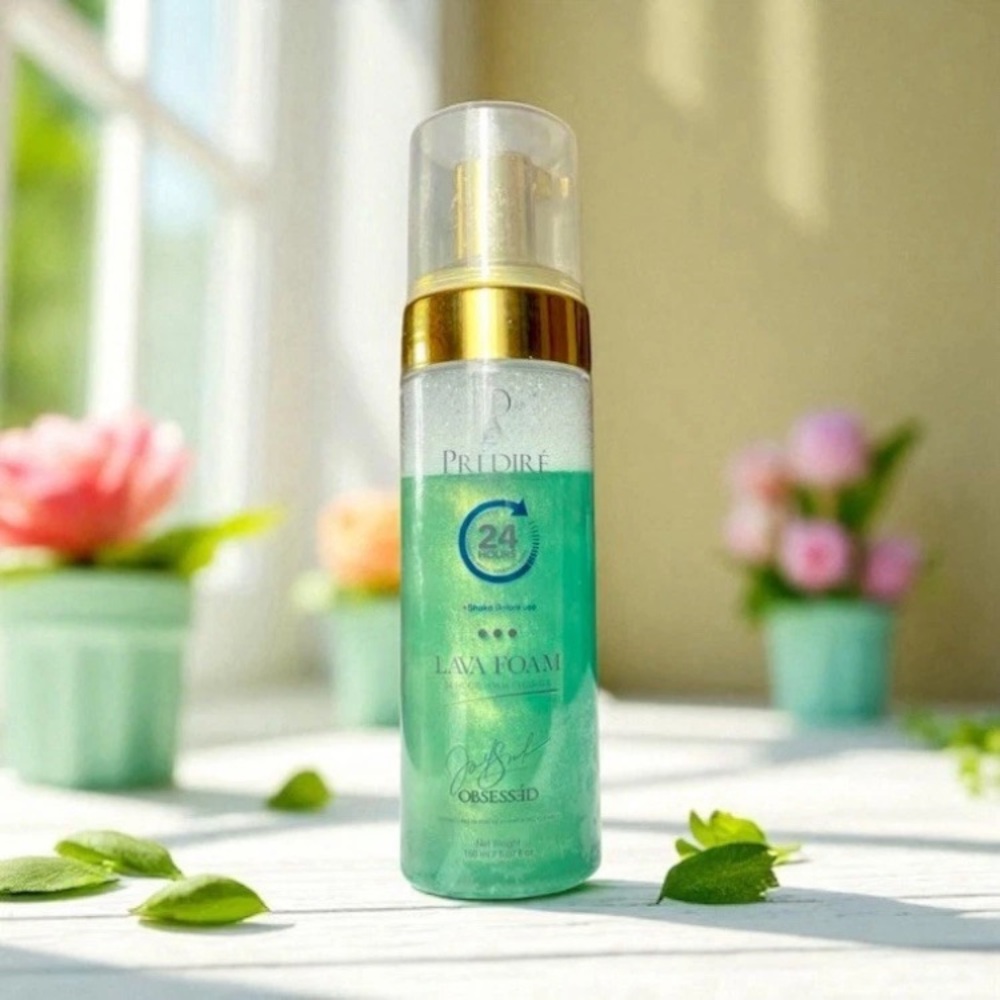 Oil Control Teal Lava Foam Facial Cleanser with Collagen & Stem Cell Technology